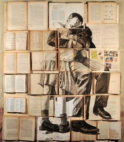 Удивительные картины - Живопись на книжных страницах