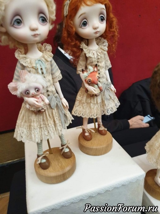 Выставка авторских кукол и мишек в Праге, ноябрь 2019. Часть 3я.