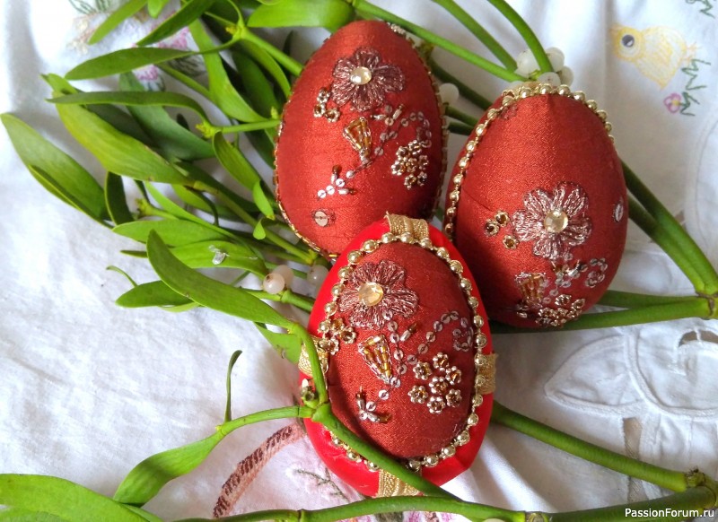Декоративные яйца к Светлой Пасхе НеФаберже