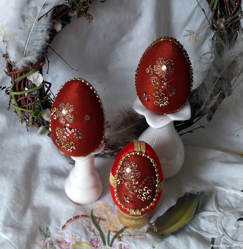 Декоративные яйца к Светлой Пасхе НеФаберже