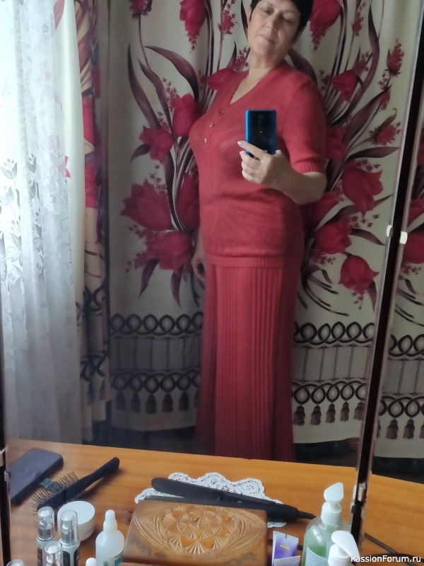 И опять чудесный турецкий полухлопок с чарующим названием цвета "Индийское лето"