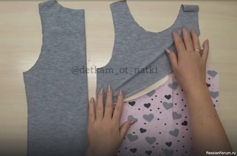Шьем детскую майку из кулирки. Видео МК