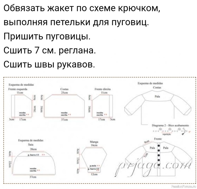 Детская юбка и жакет узором «Волны». Описание