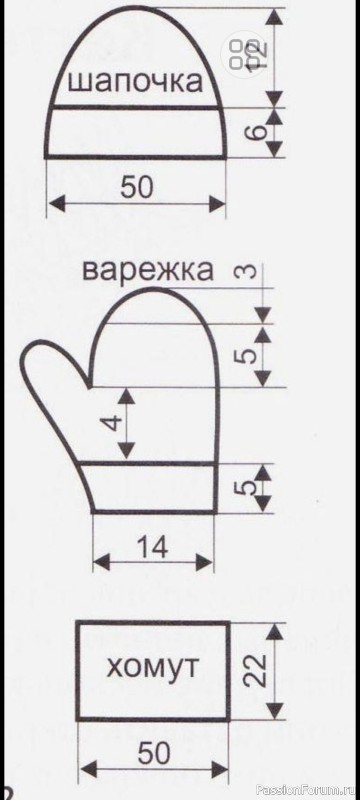 Теплый комплект для девочки. Описание