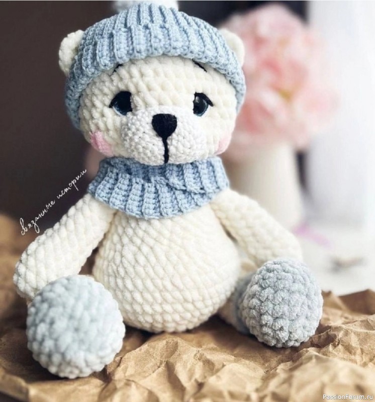 Северный мишка крючком. МК