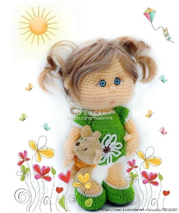 Куколка крючком. МК
