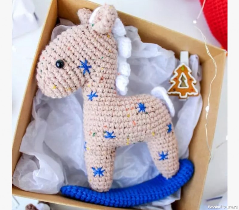 Лошaдκa-качалκа крючком. МК