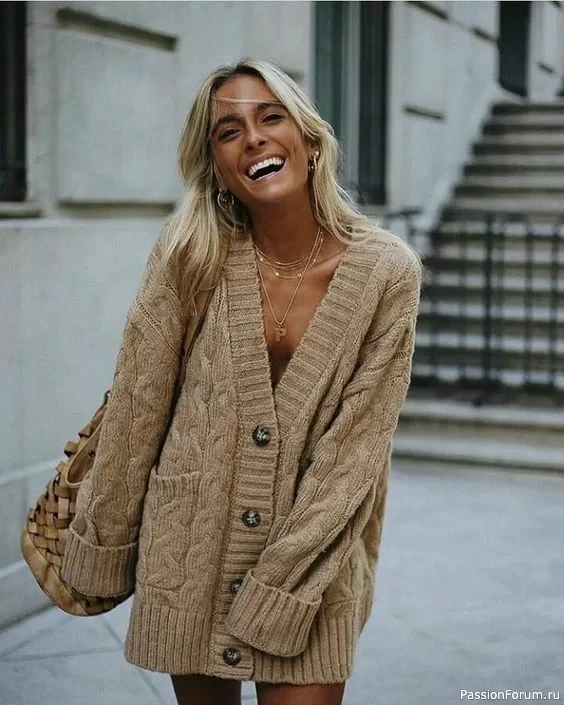 Модное вязание. Почему мы так любим стиль "оверсайз".