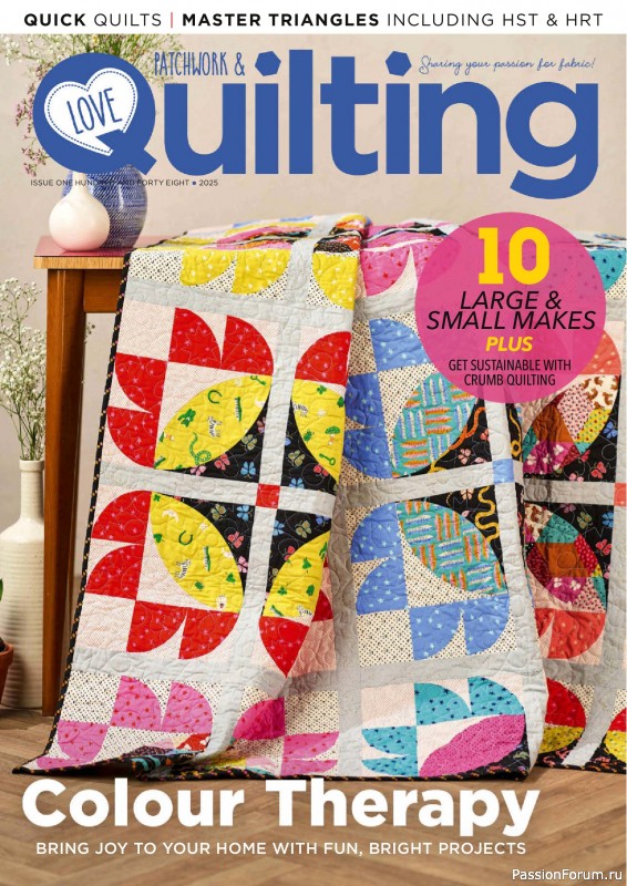 Коллекция проектов для рукодельниц в журнале «Love Patchwork & Quilting №145 2024»