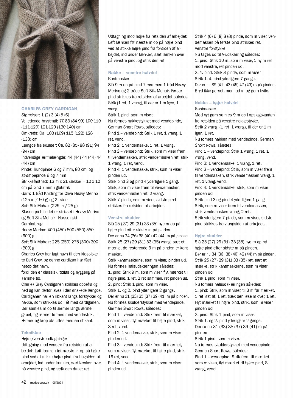 Датский журнал "Maries Ideer" №5 2021