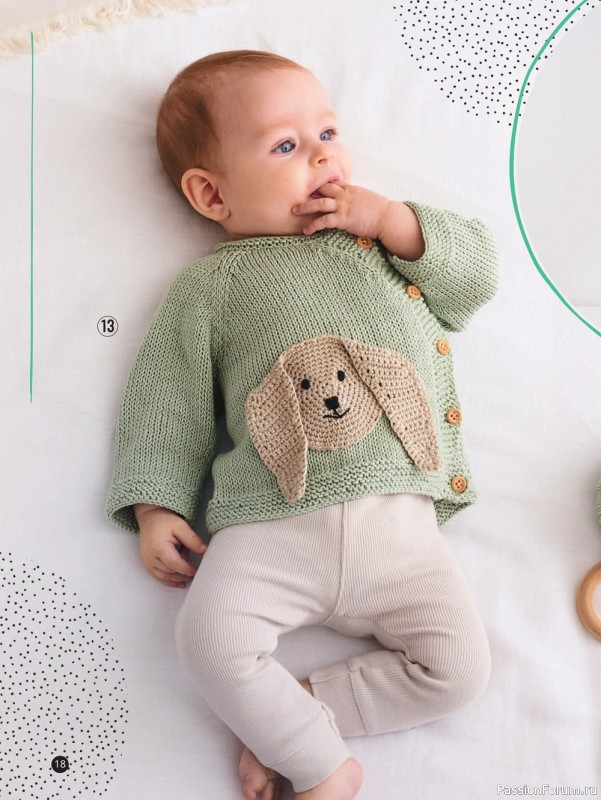 Вязаные модели для детей в журнале «Baby Maschenmode №56 2023»