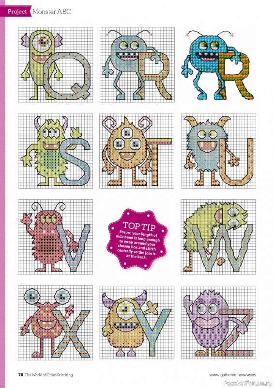 Коллекция вышивки в журнале «The World of Cross Stitching №362 2025»