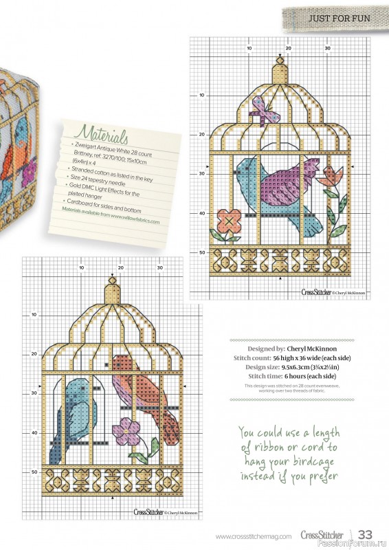 Коллекция вышивки в журнале «CrossStitcher №425 2025»