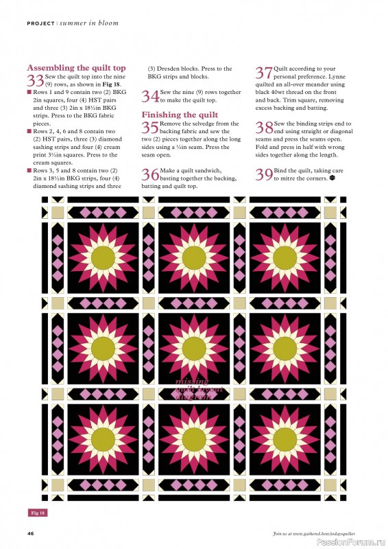 Коллекция проектов для рукодельниц в журнале «Todays Quilter №129 2025»