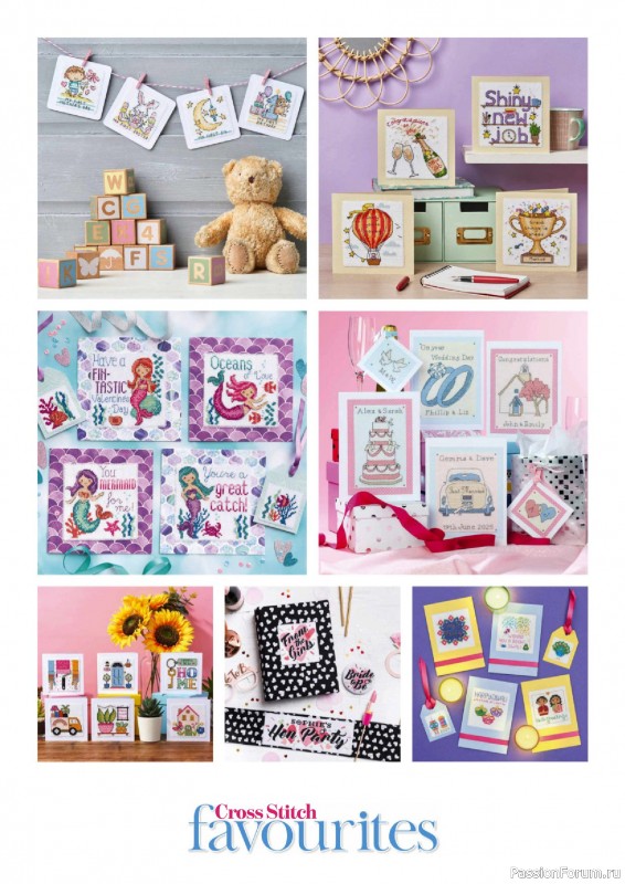 Коллекция вышивки в журнале «Cross Stitch Favourites №41 2025»