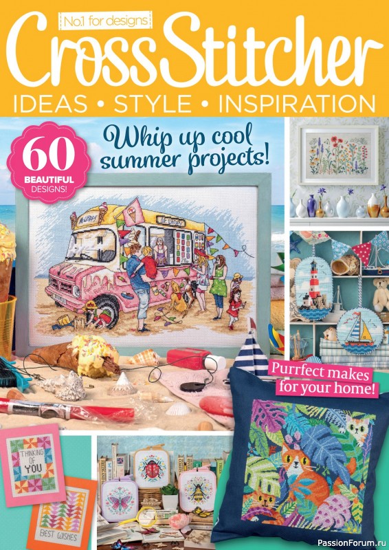 Коллекция вышивки в журнале «CrossStitcher №425 2025»