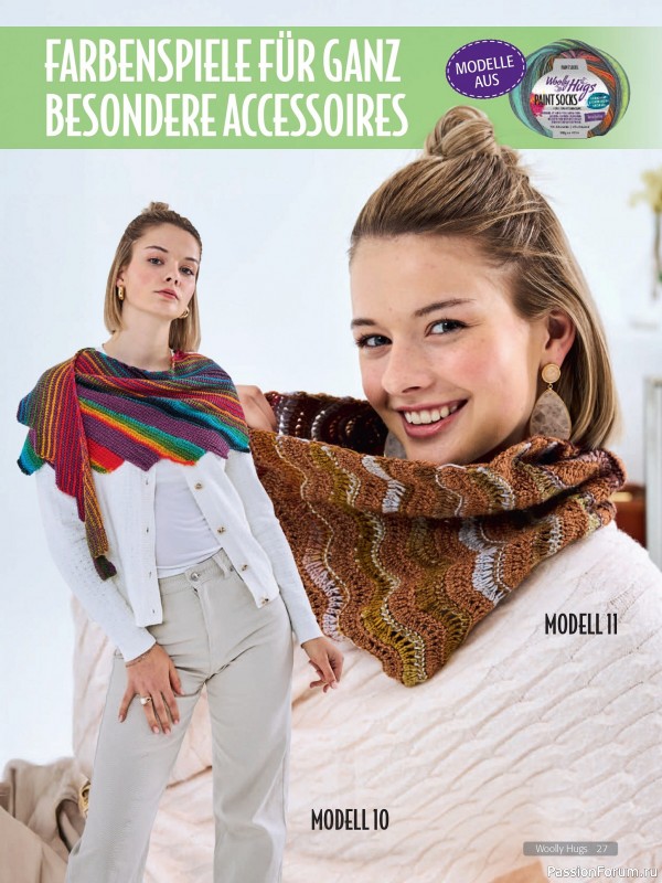 Вязаные проекты в журнале «Woolly Hugs Maschenwelt №4 2025»
