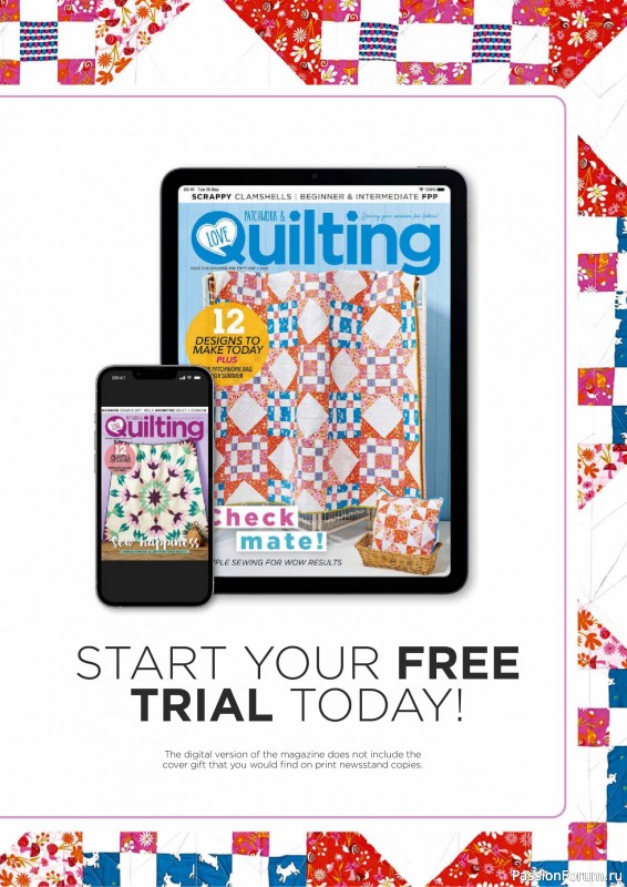 Коллекция проектов для рукодельниц в журнале «Love Patchwork & Quilting №151 2025»