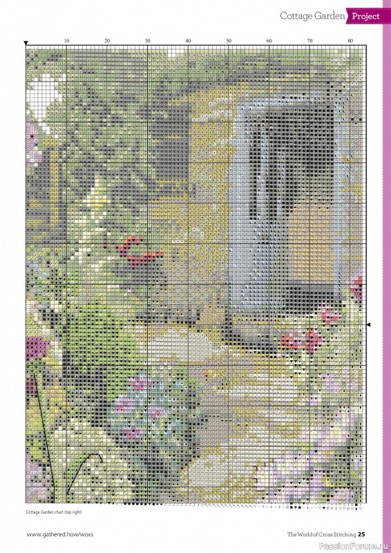 Коллекция вышивки в журнале «The World of Cross Stitching №361 2025»