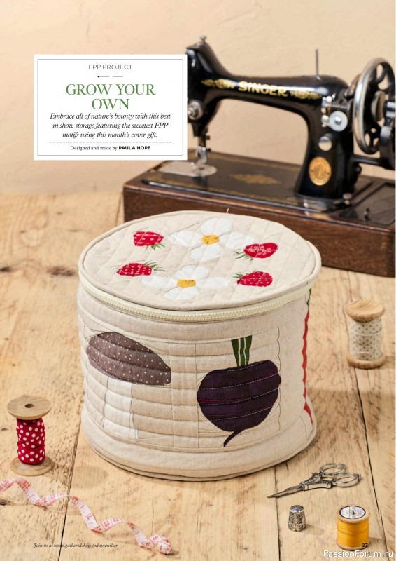 Коллекция проектов для рукодельниц в журнале «Todays Quilter №129 2025»