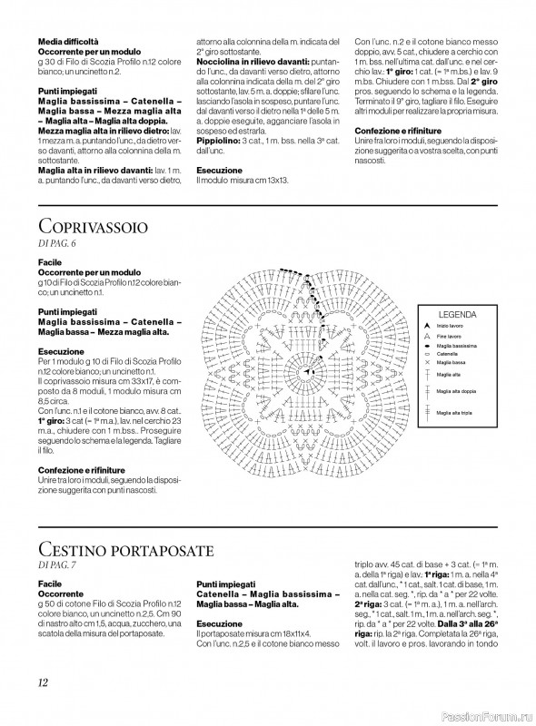 Вязаные проекты крючком в журнале «Profilo Uncinetto №6 2024»