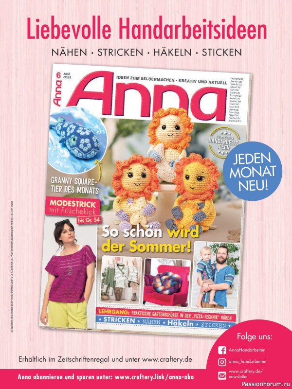 Вязаные проекты в журнале «Woolly Hugs Maschenwelt №3 2025»