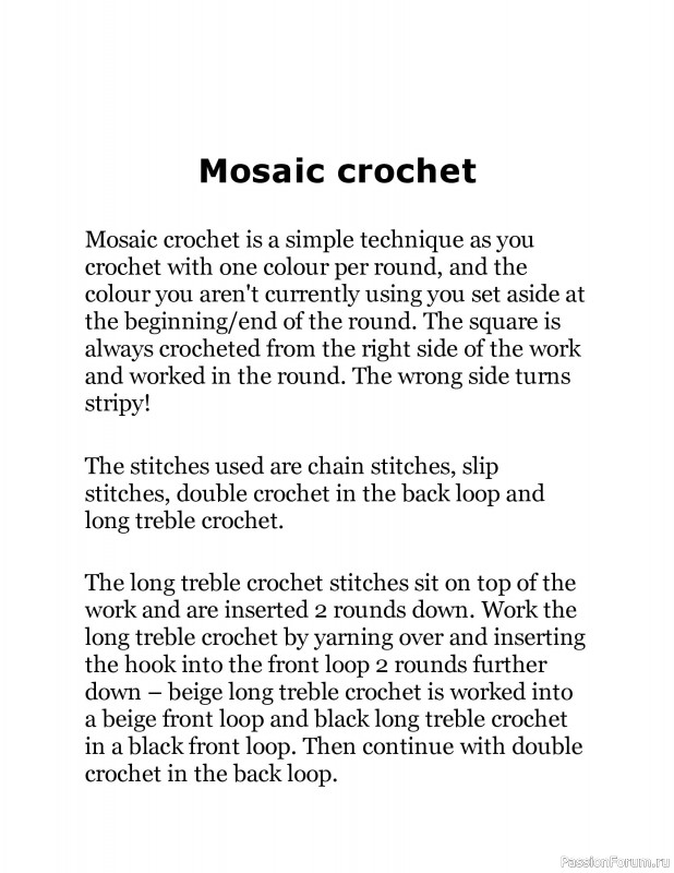 Вязаные проекты в книге «Crochet Squares». Продолжение