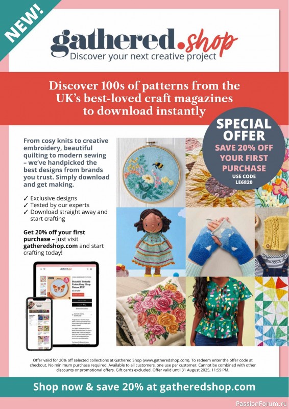 Коллекция вышивки в журнале «Love Embroidery №68 2025»