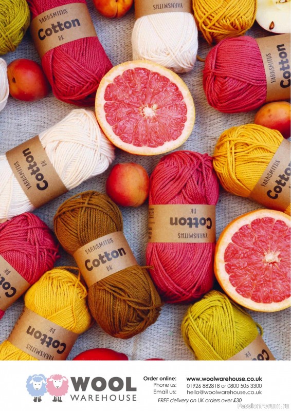 Вязаные проекты спицами в журнале «The Knitter №217 2025»