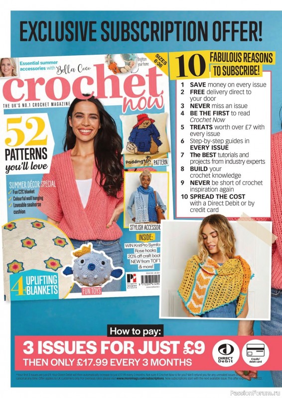 Вязаные проекты крючком в журнале «Crochet Now №83 2022»