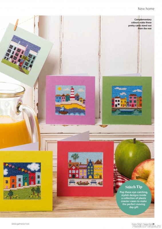 Коллекция вышивки в журнале «Cross Stitch Favourites - The Cards 2024»