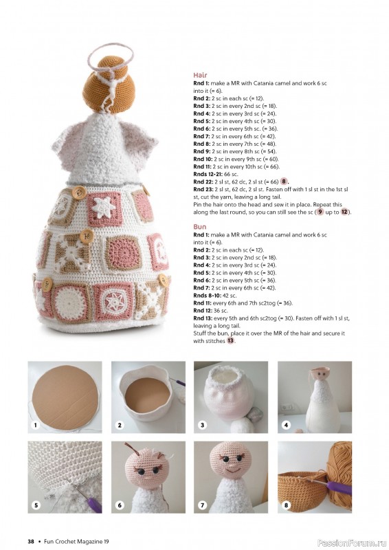 Вязаные проекты в журнале «Fun Crochet Magazine №19 2024»