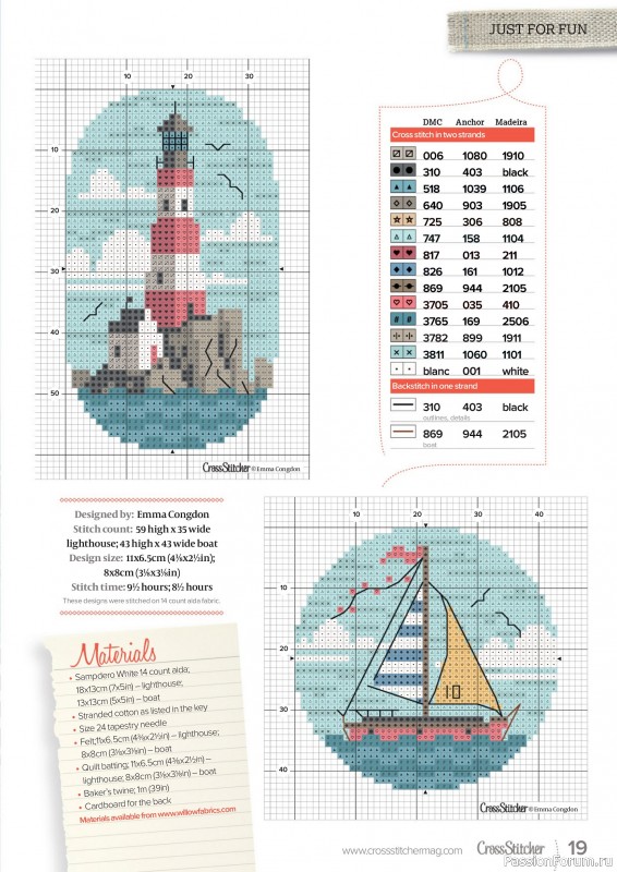 Коллекция вышивки в журнале «CrossStitcher №425 2025»