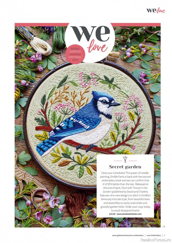 Коллекция вышивки в журнале «Love Embroidery №66 2025»