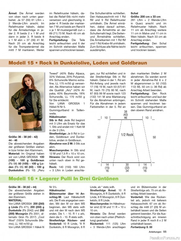 Вязаные модели в журнале «Maschentrends №3 2025»