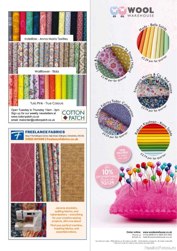 Коллекция проектов для рукодельниц в журнале «Todays Quilter №129 2025»