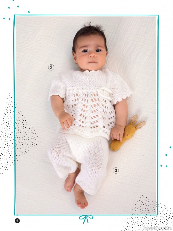 Вязаные модели для детей в журнале «Baby Maschenmode №66 2025»