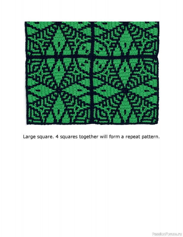 Вязаные проекты в книге «Crochet Squares». Продолжение
