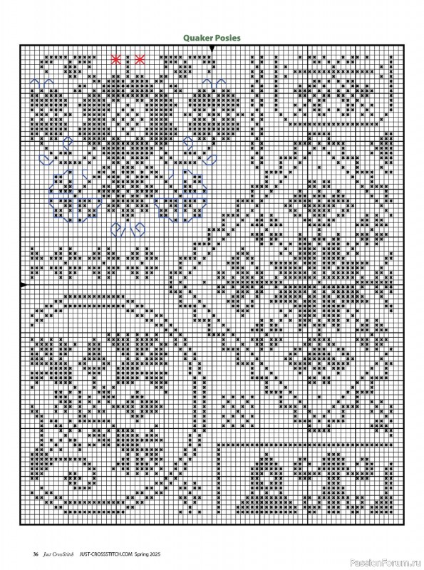 Коллекция вышивки в журнале «Just CrossStitch - Spring 2025»