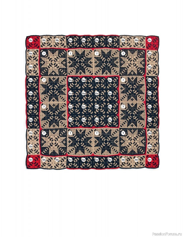 Вязаные проекты в книге «Crochet Squares». Продолжение
