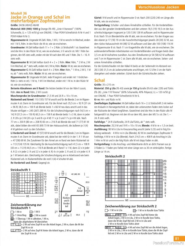 Вязаные проекты спицами в журнале «Hundert Seiten voller Ideen №3 2025»