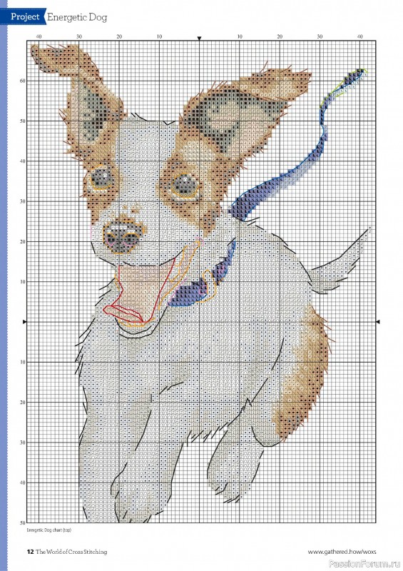 Коллекция вышивки в журнале «The World of Cross Stitching №359 2025»