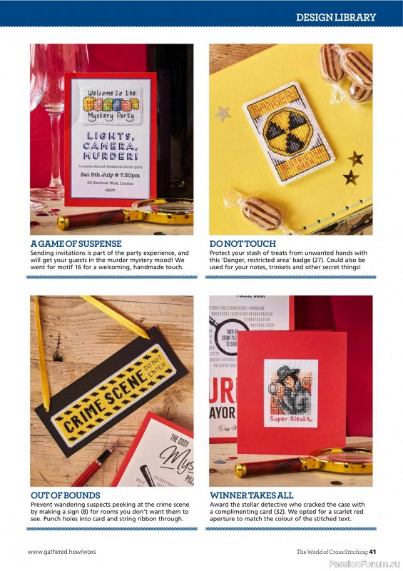 Коллекция вышивки в журнале «The World of Cross Stitching №362 2025»