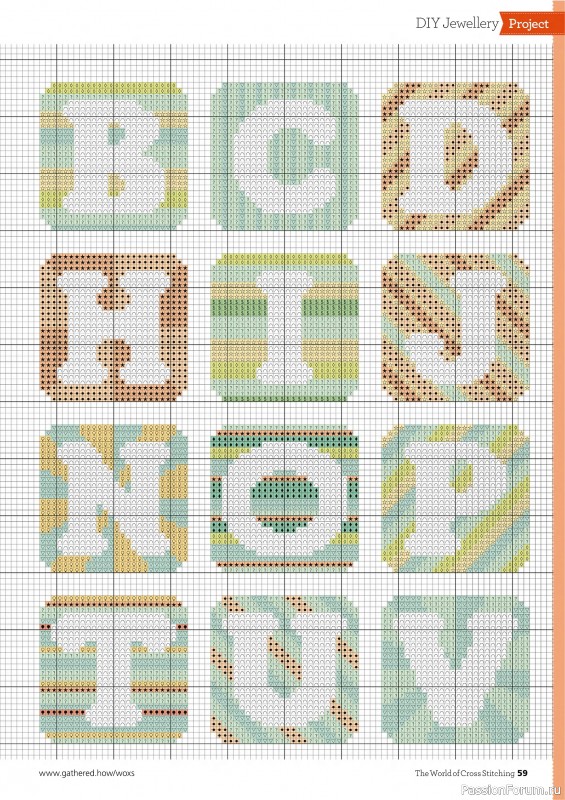 Коллекция вышивки в журнале «The World of Cross Stitching №362 2025»