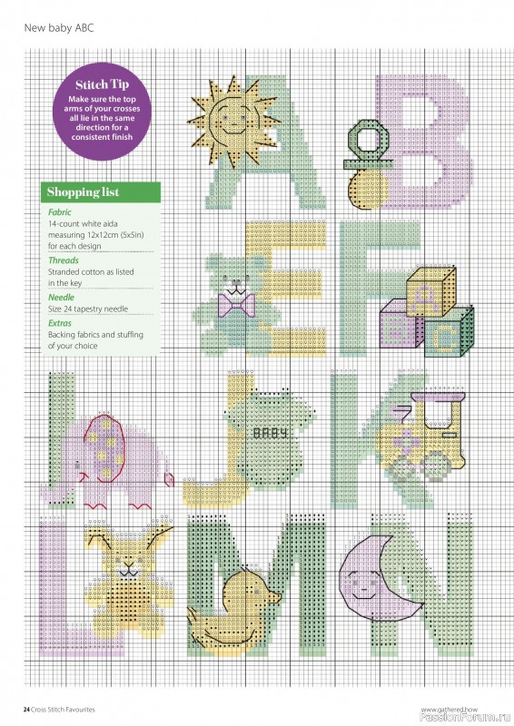 Коллекция вышивки в журнале «Cross Stitch Favourites №41 2025»