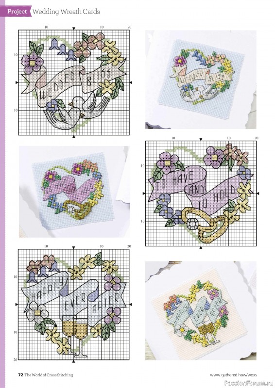 Коллекция вышивки в журнале «The World of Cross Stitching №361 2025»