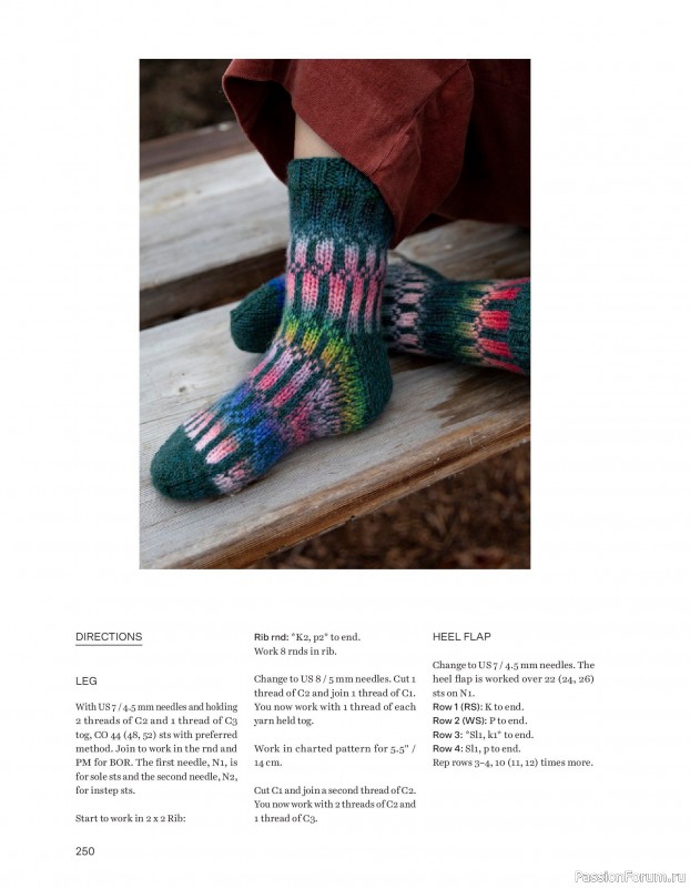 Вязаные проекты в книге «52 Weeks of Socks Vol. II». Продолжение