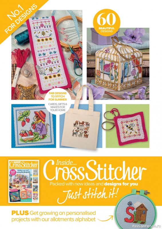 Коллекция вышивки в журнале «CrossStitcher №425 2025»