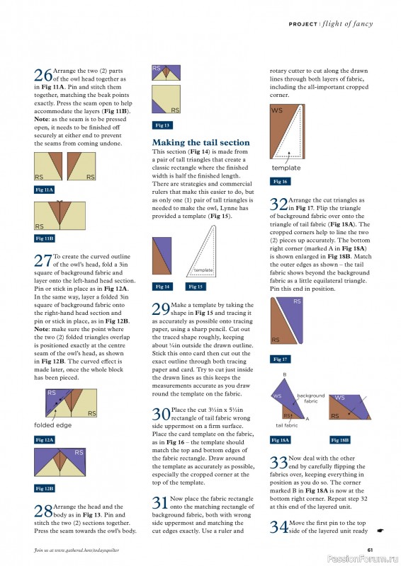 Коллекция проектов для рукодельниц в журнале «Todays Quilter №129 2025»