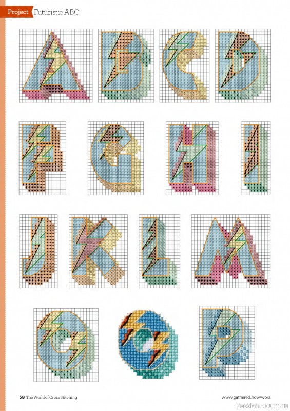 Коллекция вышивки в журнале «The World of Cross Stitching №359 2025»